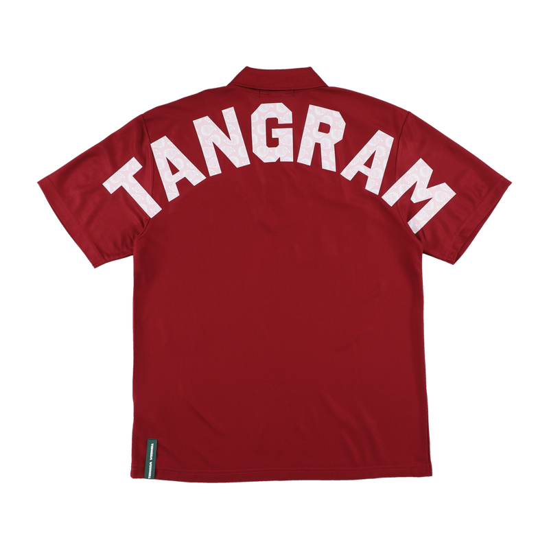 CLUBHAUS × TANGRAM ARCH HEDGEHOG POLO SHIRTS BURGUNDY TGS-MPL41 CLUBHAUS × TANGRAM ARCH HEDGEHOG POLO SHIRTS BURGUNDY TGS-MPL41