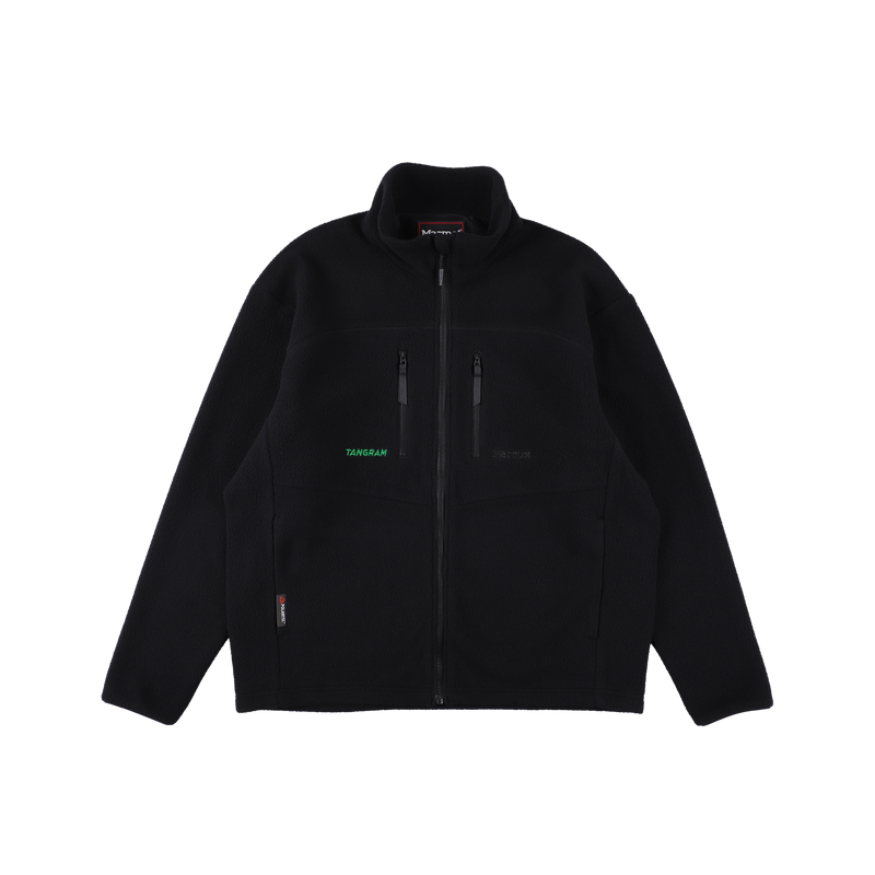 MARMOT × TANGRAM POLARTEC JACKET BLACK TGA-MB41