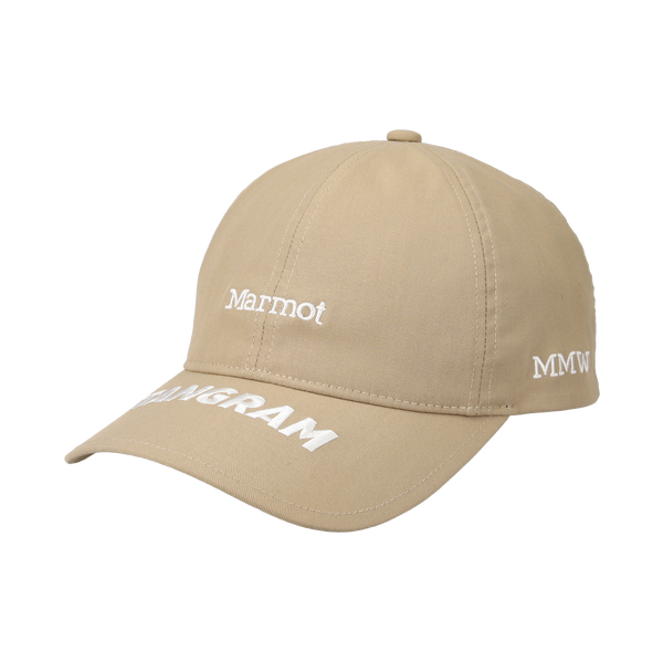 MARMOT × TANGRAM LOGO CAP BEIGE TGA-UCAP40