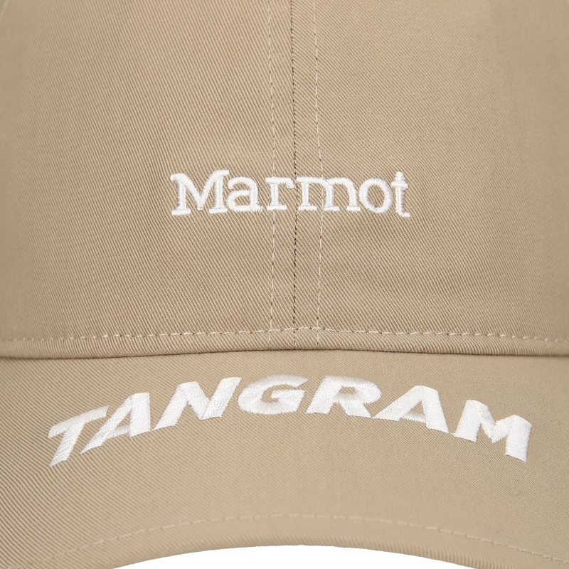 MARMOT × TANGRAM LOGO CAP BEIGE TGA-UCAP40