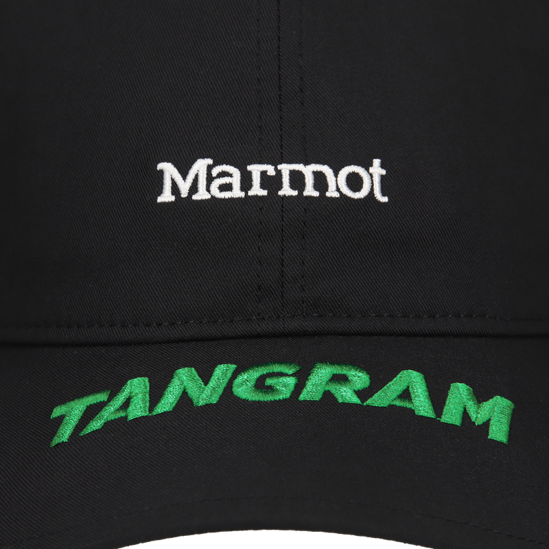 MARMOT × TANGRAM LOGO CAP BLACK TGA-UCAP40