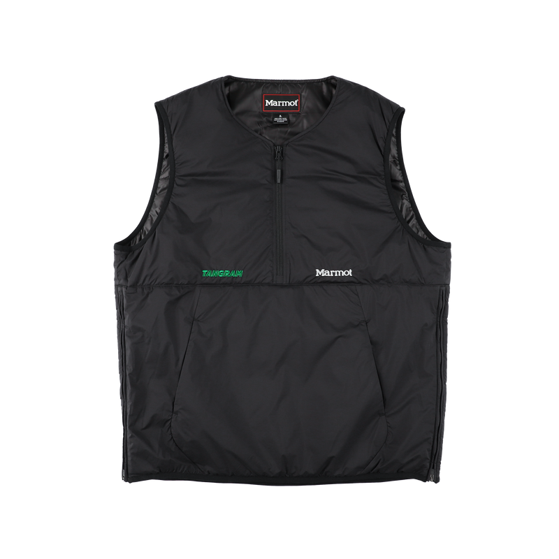 MARMOT × TANGRAM INSULATION VEST BLACK TGA-MV10