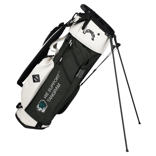 CLUBHAUS ×JONES × TANGRAM CREW CADDY BAG 3 DARK OLIVE TGA-G43 CLUBHAUS ×JONES × TANGRAM CREW CADDY BAG 3 DARK OLIVE TGA-G43