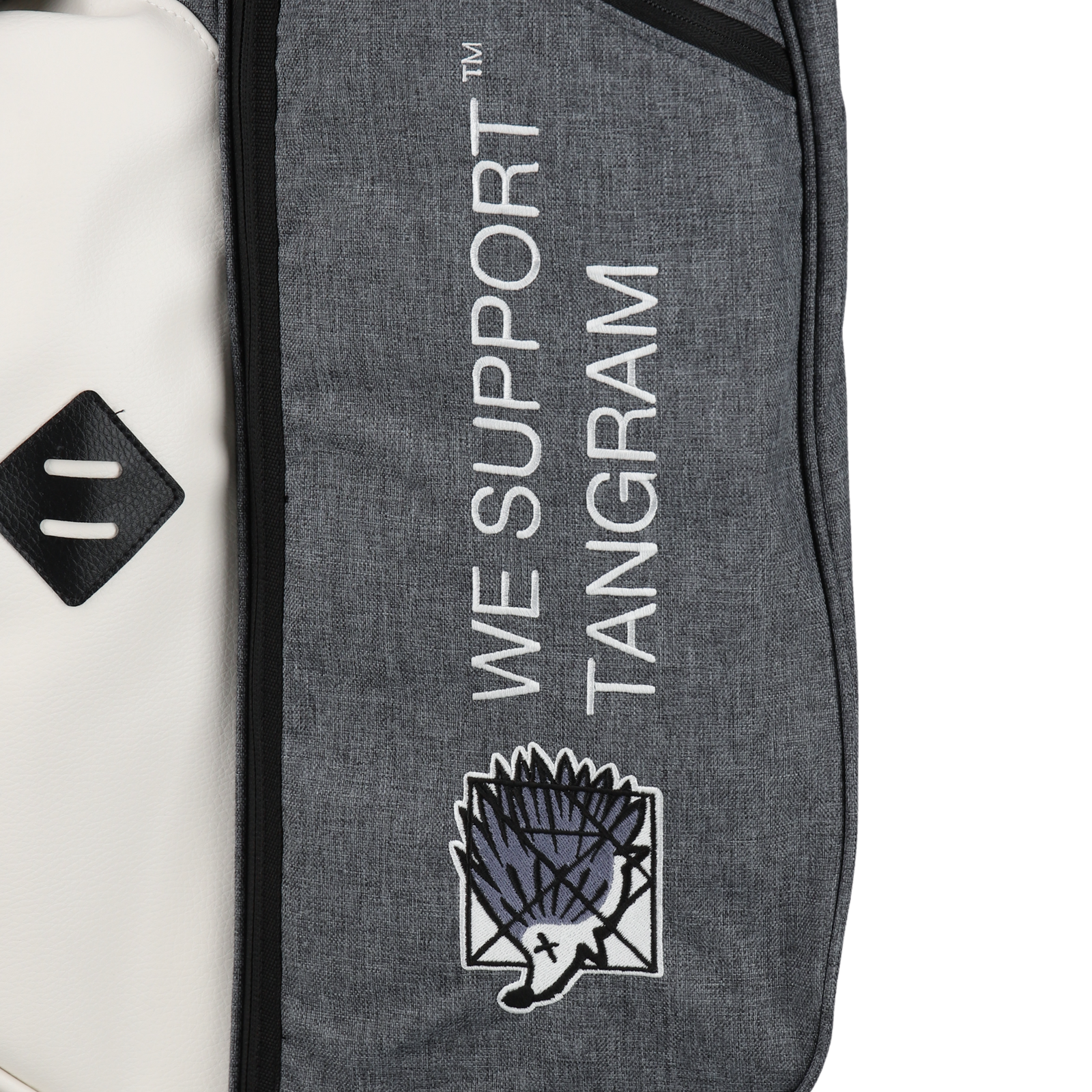 CLUBHAUS ×JONES × TANGRAM CREW CADDY BAG 3 HEATHER CHARCOAL TGA-G43 CLUBHAUS ×JONES × TANGRAM CREW CADDY BAG 3 HEATHER CHARCOAL TGA-G43