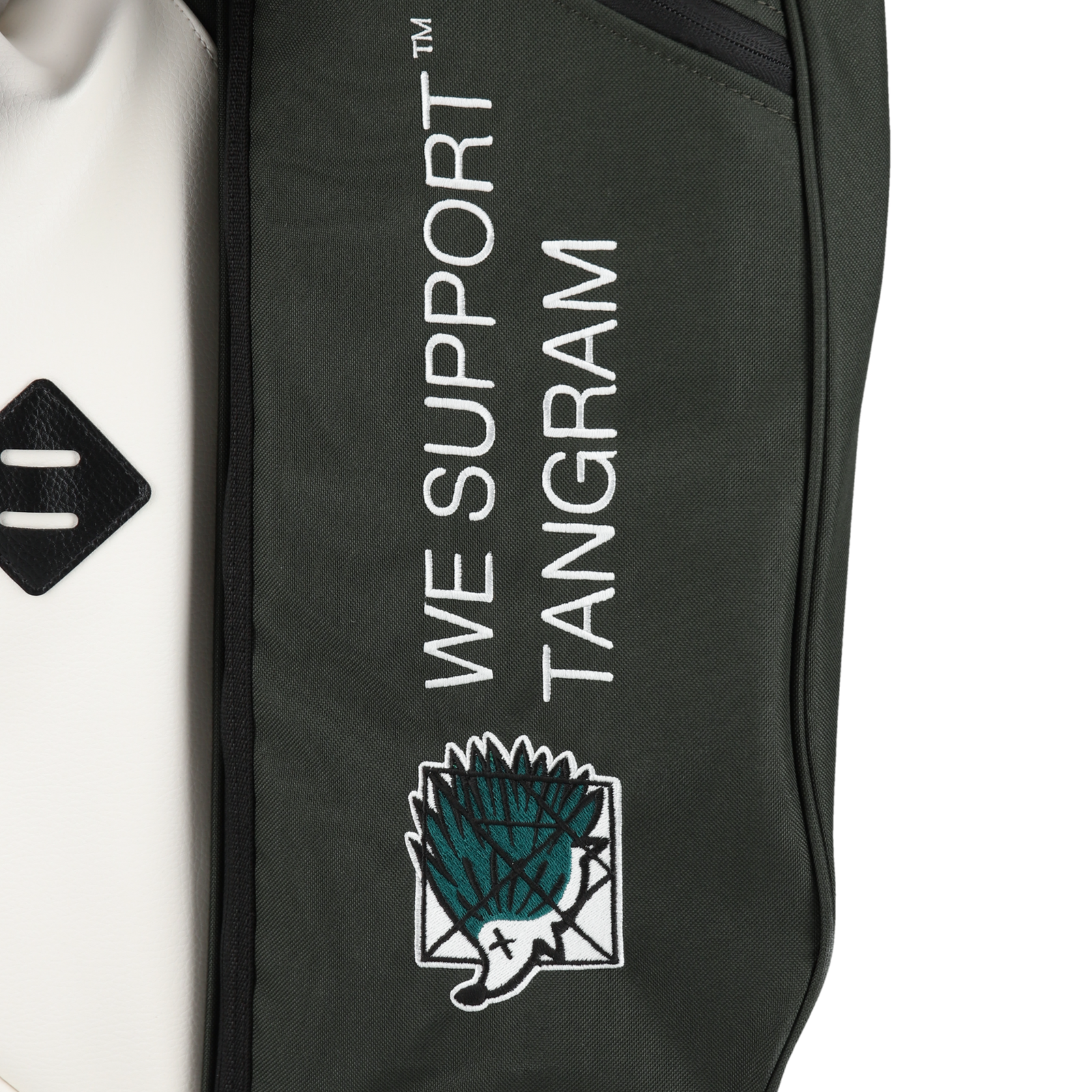 CLUBHAUS ×JONES × TANGRAM CREW CADDY BAG 3 DARK OLIVE TGA-G43 CLUBHAUS ×JONES × TANGRAM CREW CADDY BAG 3 DARK OLIVE TGA-G43