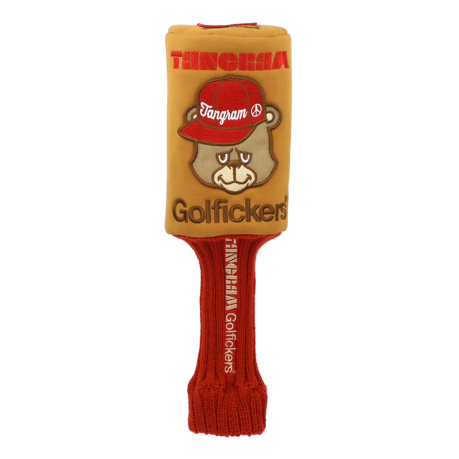 GOLFICKERS × TANGRAM HEAD COVER SET RED TGA-G56 GOLFICKERS × TANGRAM HEAD COVER SET RED TGA-G56