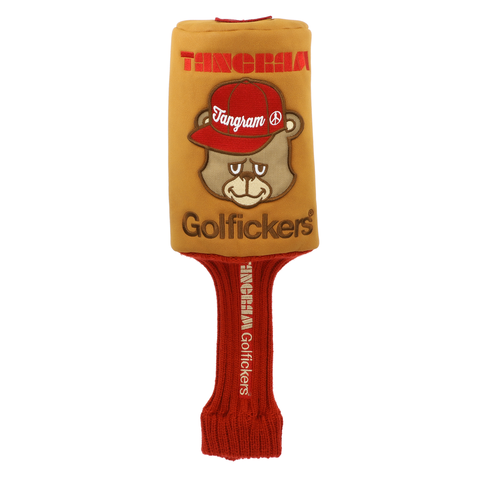 GOLFICKERS × TANGRAM HEAD COVER SET RED TGA-G56 GOLFICKERS × TANGRAM HEAD COVER SET RED TGA-G56