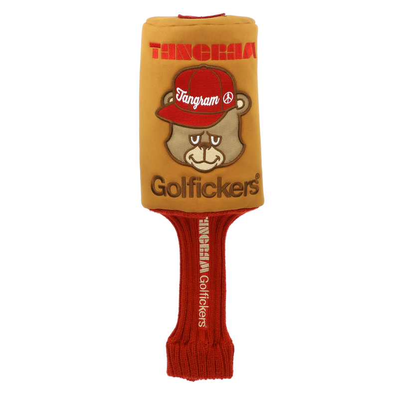 GOLFICKERS × TANGRAM HEAD COVER SET RED TGA-G56 GOLFICKERS × TANGRAM HEAD COVER SET RED TGA-G56