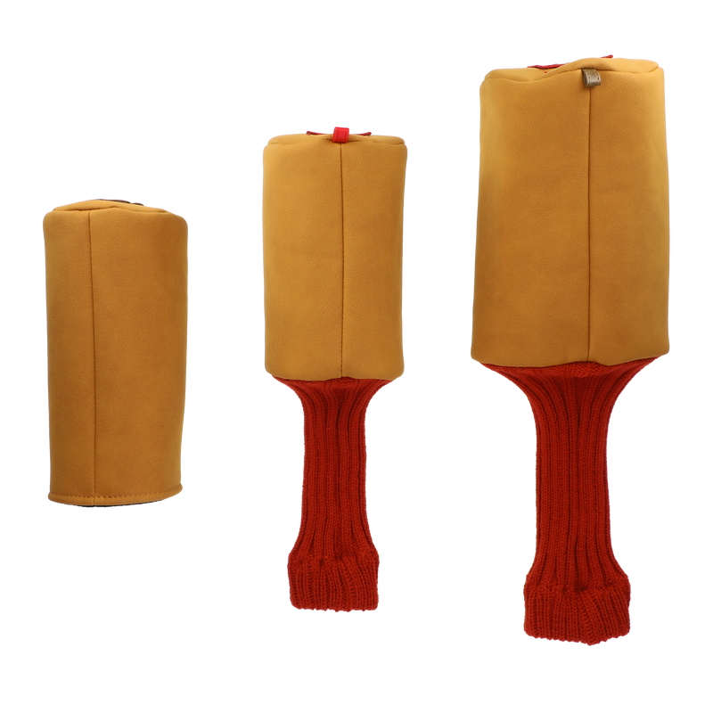 GOLFICKERS × TANGRAM HEAD COVER SET RED TGA-G56 GOLFICKERS × TANGRAM HEAD COVER SET RED TGA-G56