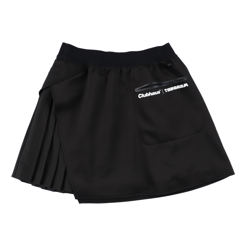 CLUBHAUS × TANGRAM TURF SKIRT BLACK TGA-LS04