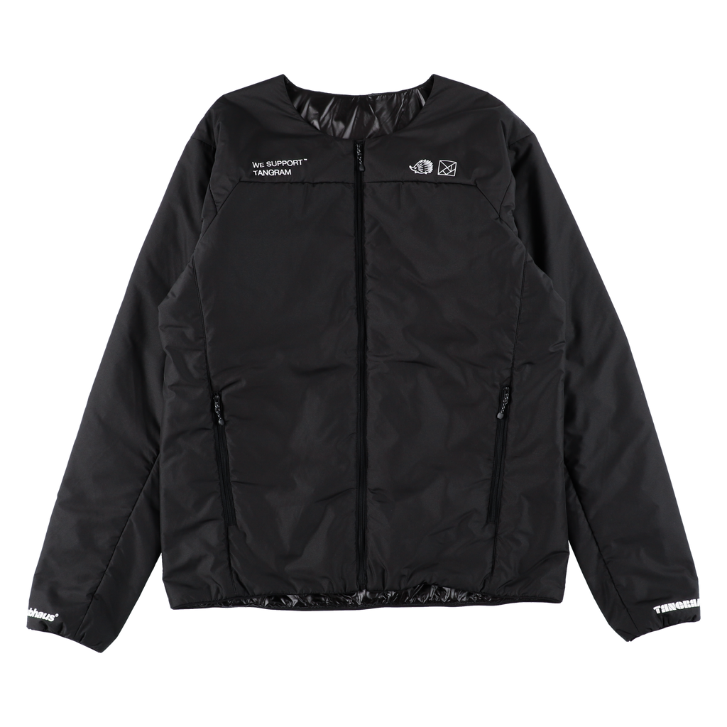 CLUBHAUS × TANGRAM INSULATED JACKET BLACK TGA-MB06 CLUBHAUS × TANGRAM INSULATED JACKET BLACK TGA-MB06