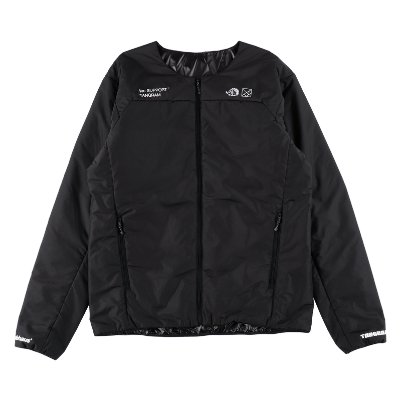 CLUBHAUS × TANGRAM INSULATED JACKET BLACK TGA-MB06 CLUBHAUS × TANGRAM INSULATED JACKET BLACK TGA-MB06