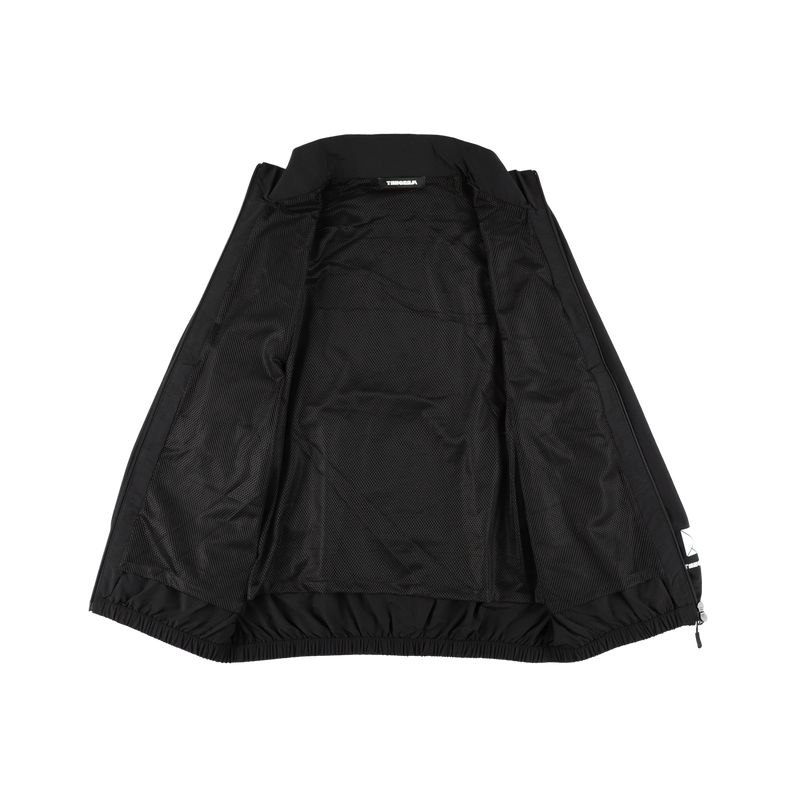 CLUBHAUS × TANGRAM DICE NYLON TRAINING JACKET BLACK TGA-MB16