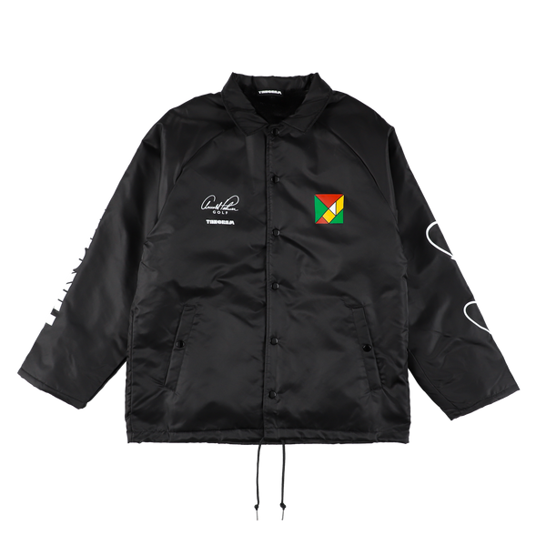 APG × TANGRAM NYLON BOA COACH JACKET BLACK TGA-MB18