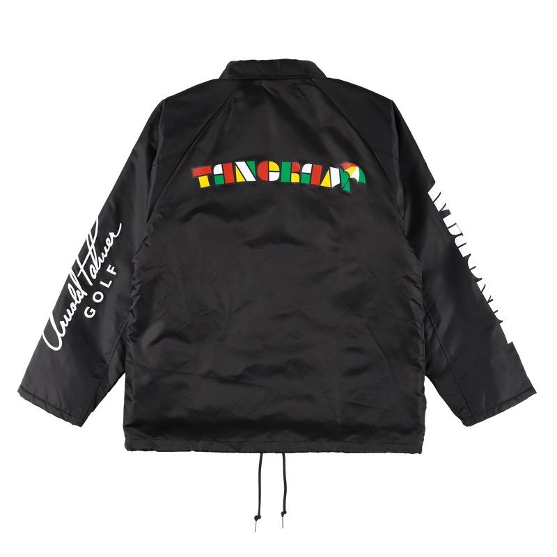 APG × TANGRAM NYLON BOA COACH JACKET BLACK TGA-MB18