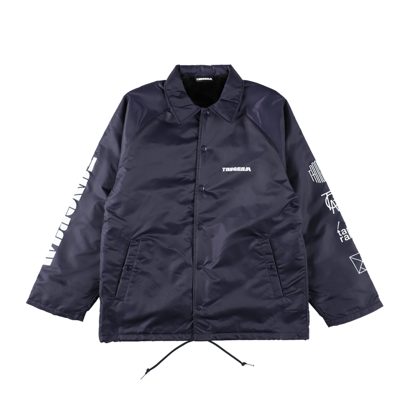 TGM NYLON BOA COACH JACKET NAVY TGA-MB19