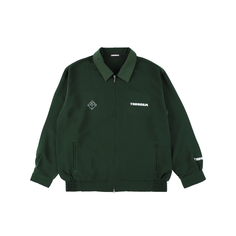 LINE PUZZLE LOGO POPLIN JACKET GREEN TGA-MB21