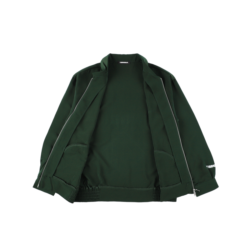 LINE PUZZLE LOGO POPLIN JACKET GREEN TGA-MB21