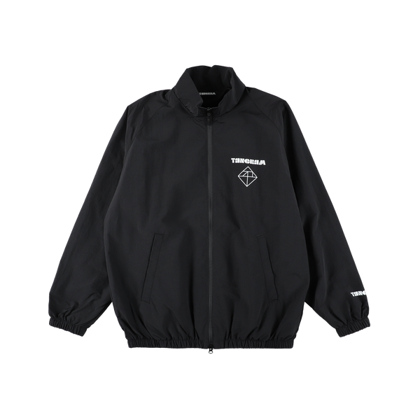 LINE PUZZLE LOGO NYLON TRAINING JACKET BLACK TGA-MB22