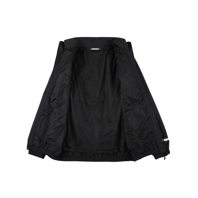 LINE PUZZLE LOGO NYLON TRAINING JACKET BLACK TGA-MB22