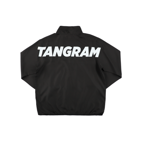 VERTICAL SLANT LOGO RIP-STOP JACKET BLACK TGA-MB24