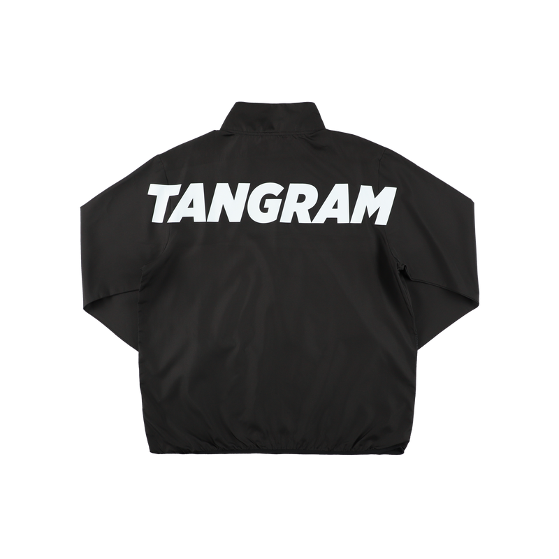 VERTICAL SLANT LOGO RIP-STOP JACKET BLACK TGA-MB24