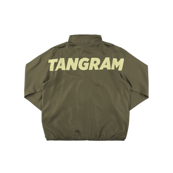 VERTICAL SLANT LOGO RIP-STOP JACKET OLIVE TGA-MB24