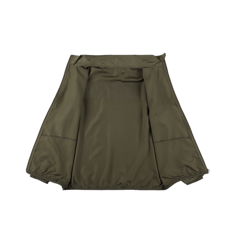 VERTICAL SLANT LOGO RIP-STOP JACKET OLIVE TGA-MB24