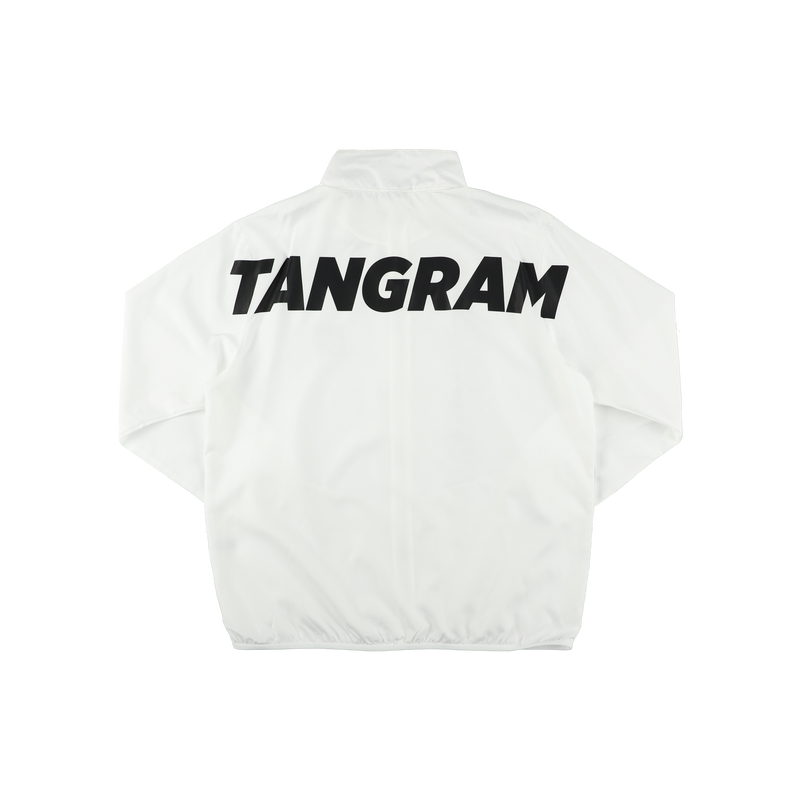 VERTICAL SLANT LOGO RIP-STOP JACKET  WHITE TGA-MB24