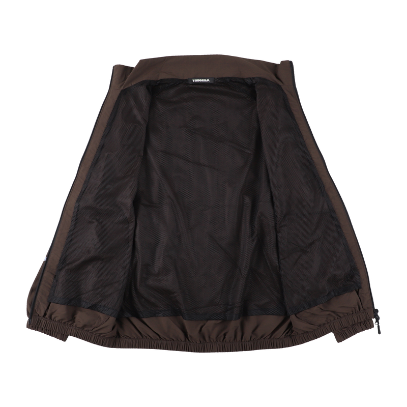 GOLF CLUB NYLON TRAINING JACKET CHOCOLATE BROWN TGA-MB30