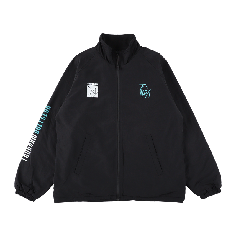 GOLF CLUB FLEECE REVERSIBLE JACKET BLACK TGA-MB31