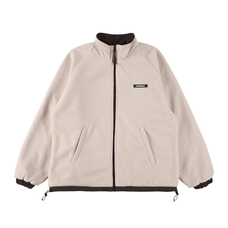 GOLF CLUB FLEECE REVERSIBLE JACKET CHOCOLATE BROWN TGA-MB31