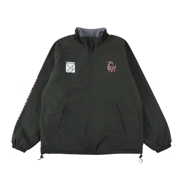 GOLF CLUB FLEECE REVERSIBLE JACKET OLIVE TGA-MB31