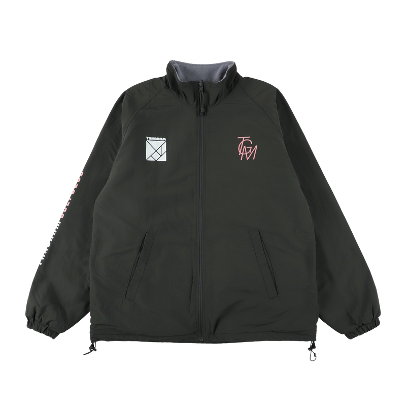 GOLF CLUB FLEECE REVERSIBLE JACKET OLIVE TGA-MB31