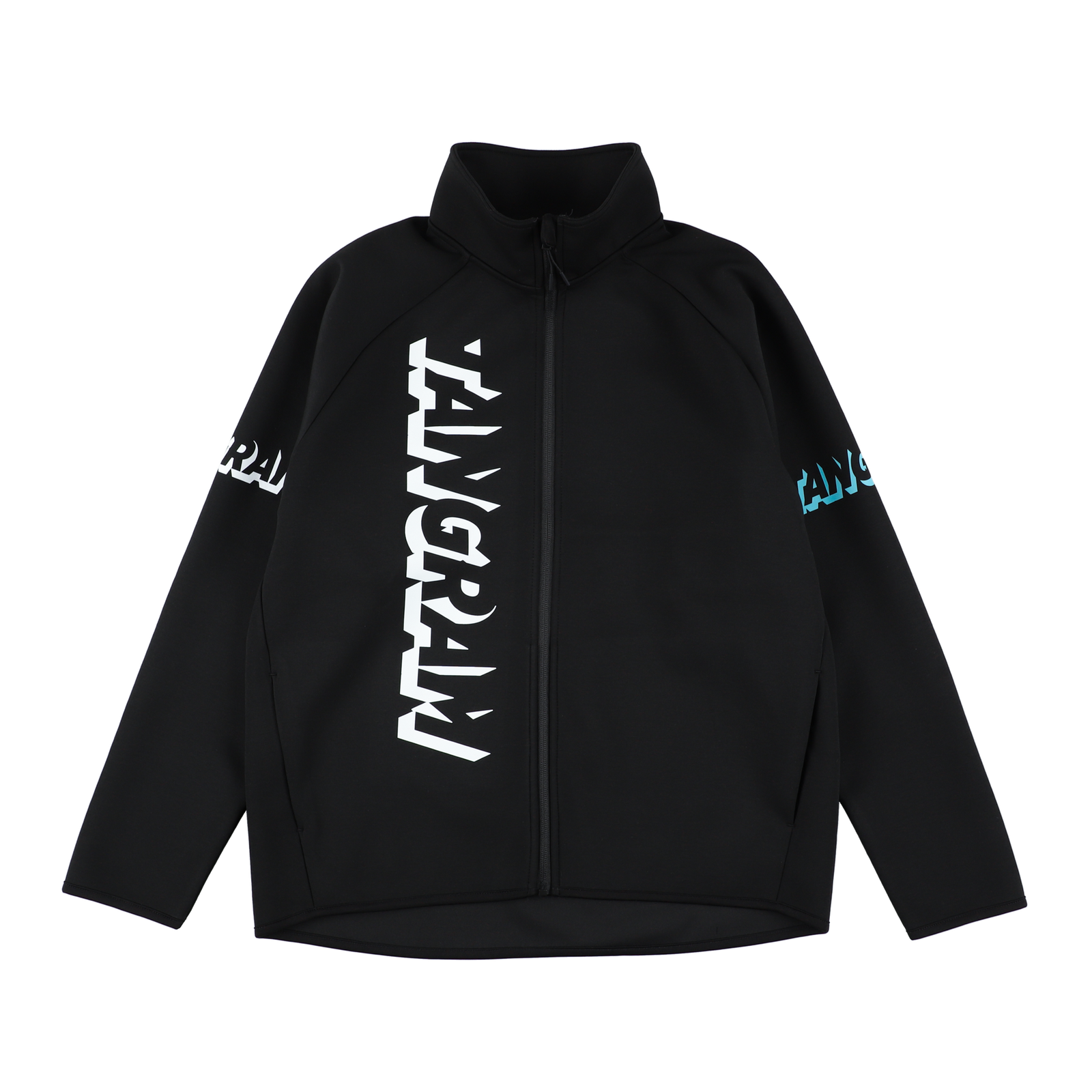 TANGRAM ナイロンジャケット M 3D LOGO DOUBLE KNIT STAND JACKET BLACK TGA-MB33 – TANGRAM