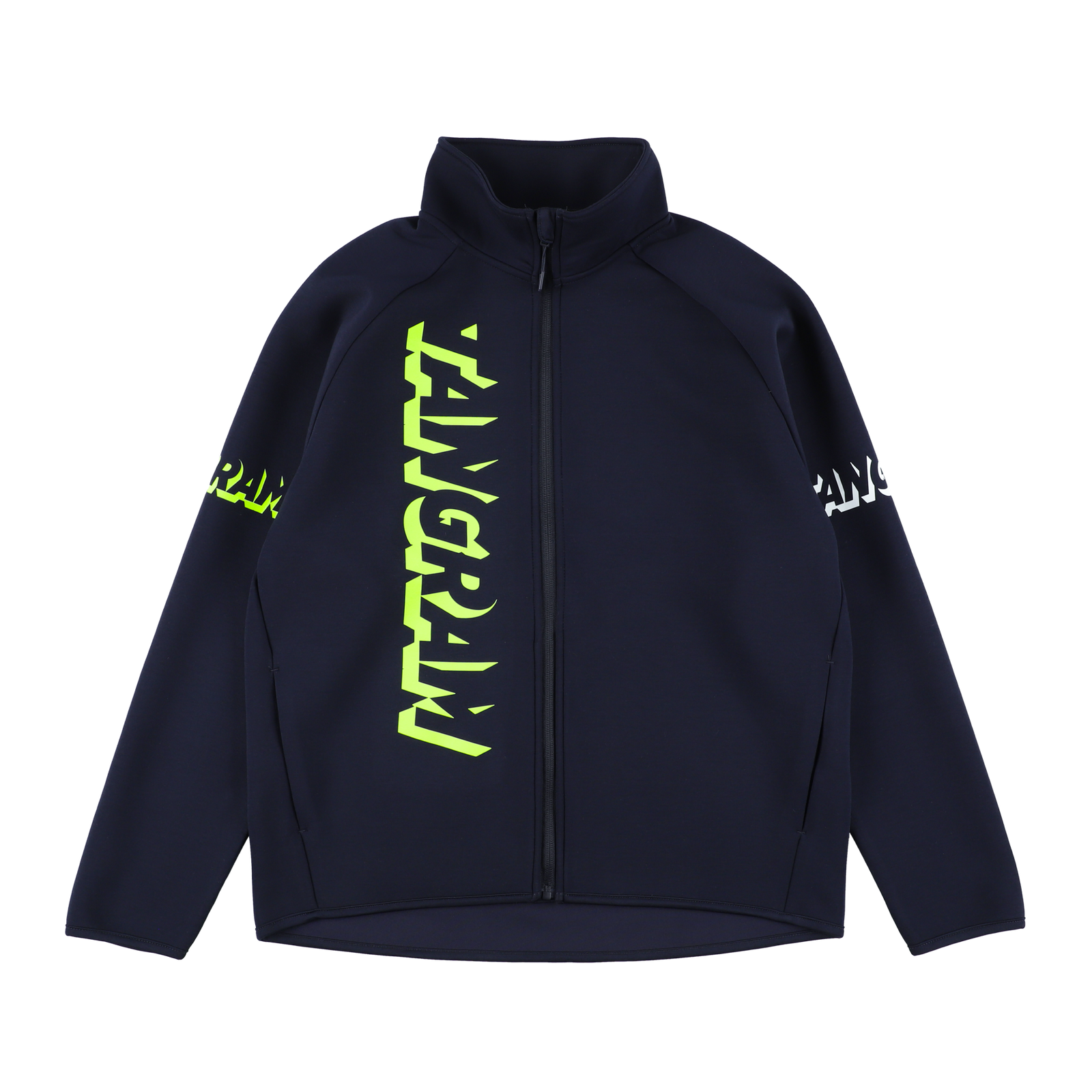 3D LOGO DOUBLE KNIT STAND JACKET NAVY TGA-MB33 – TANGRAM