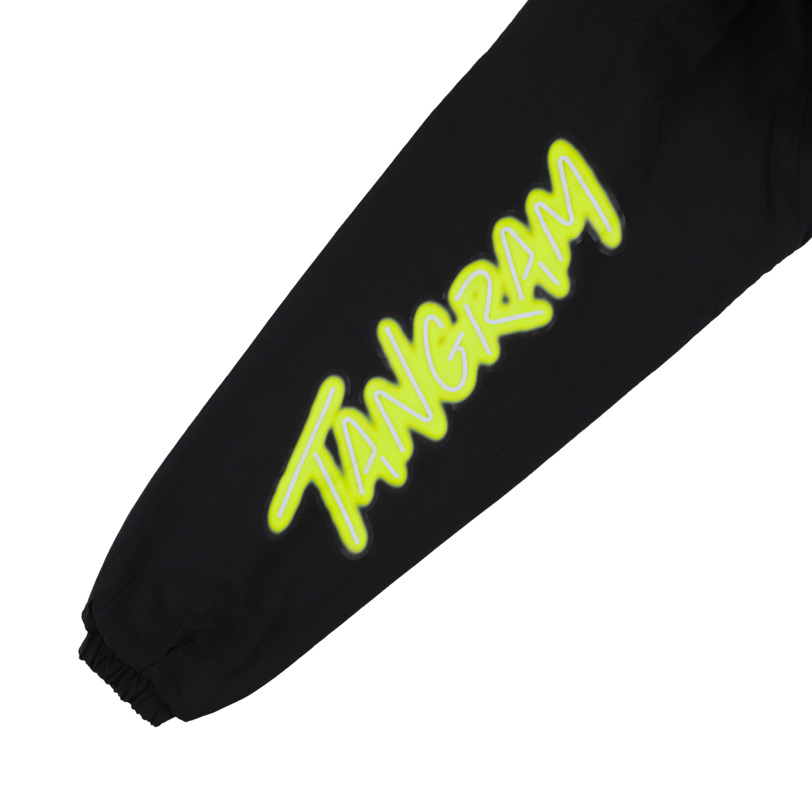 NEON LOGO NYLON TRAINING JACKET BLACK TGA-MB34 – TANGRAM