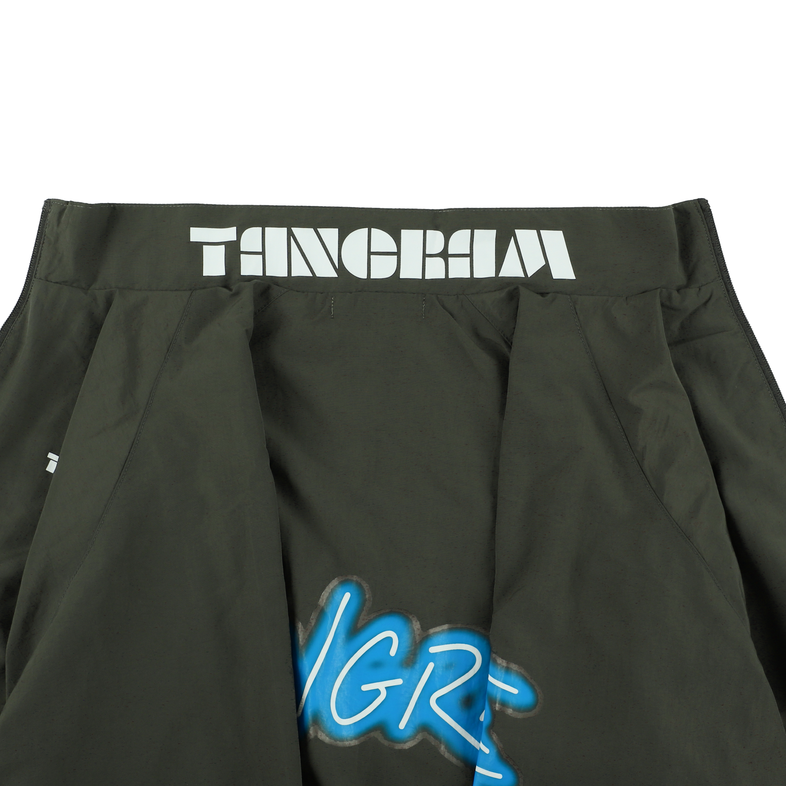 NEON LOGO NYLON TRAINING JACKET OLIVE TGA-MB34 – TANGRAM