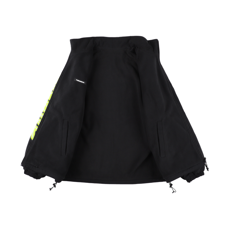 NEON LOGO FLEECE REVERSIBLE JACKET BLACK TGA-MB35 – TANGRAM