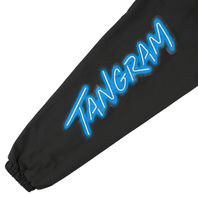 NEON LOGO FLEECE REVERSIBLE JACKET OLIVE TGA-MB35 – TANGRAM