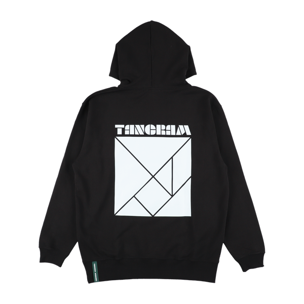 【美品】TANGRAM（タングラム）ロゴ フーディー ブラック tangram タングラムLOGO SWEAT HOODIE ブラック M 完売 【公式通販】