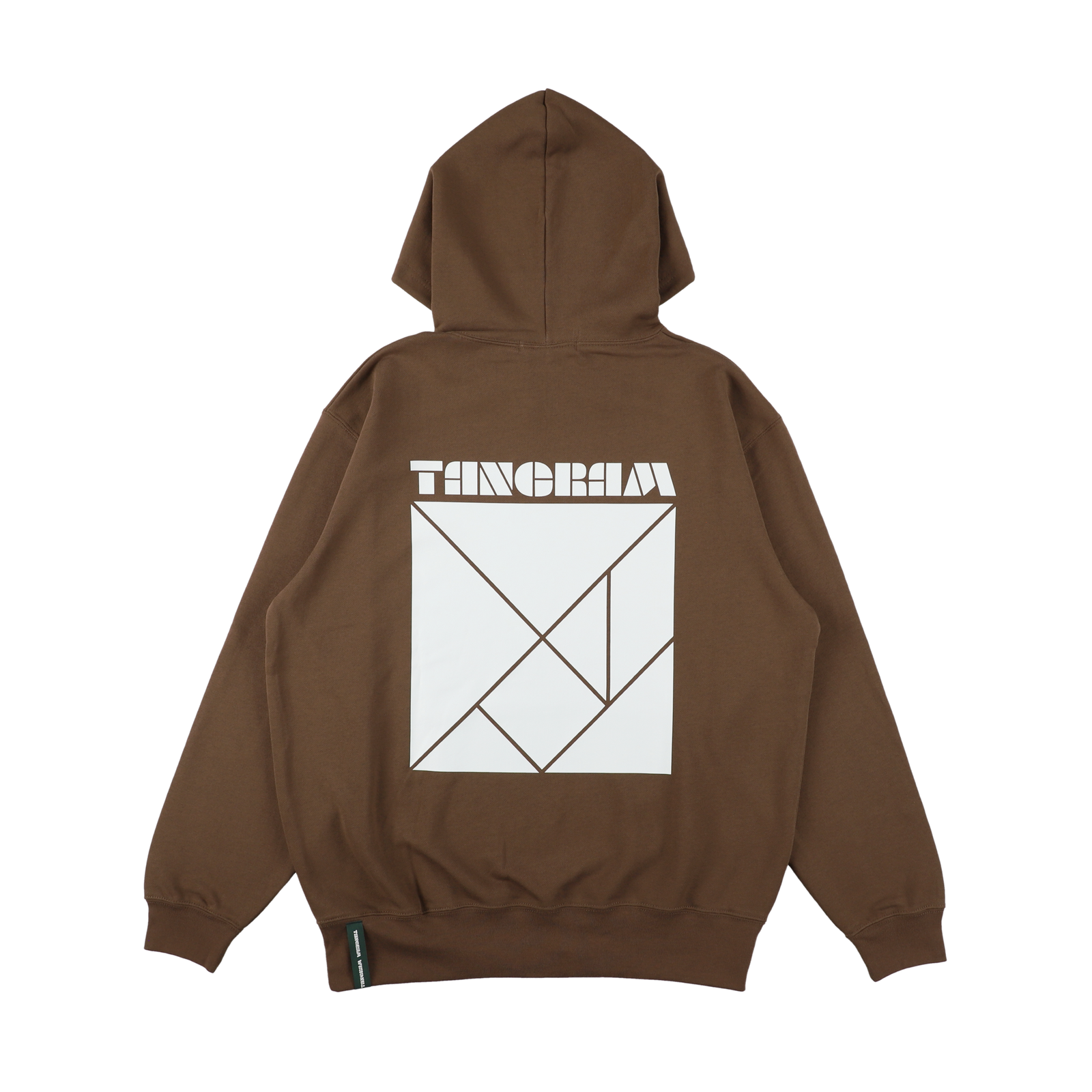 BASIC LOGO HOODIE BROWN TGA-MF16 – TANGRAM