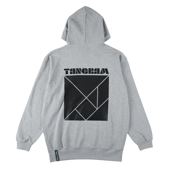 BASIC LOGO HOODIE MIX GRAY TGA-MF16