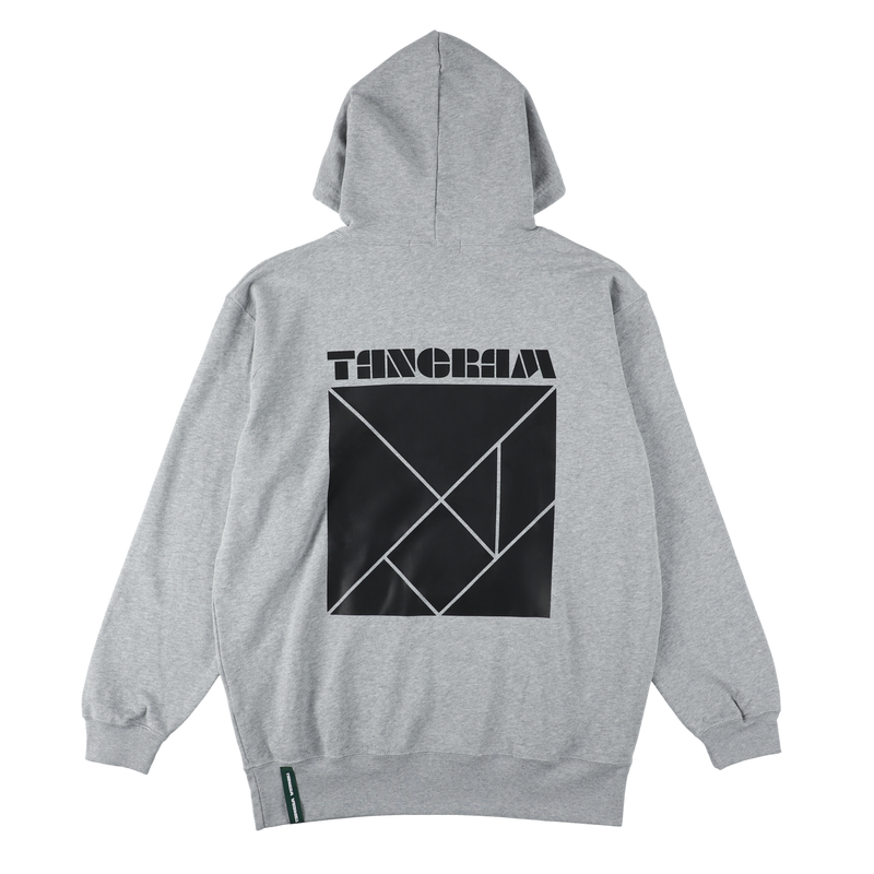 BASIC LOGO HOODIE MIX GRAY TGA-MF16