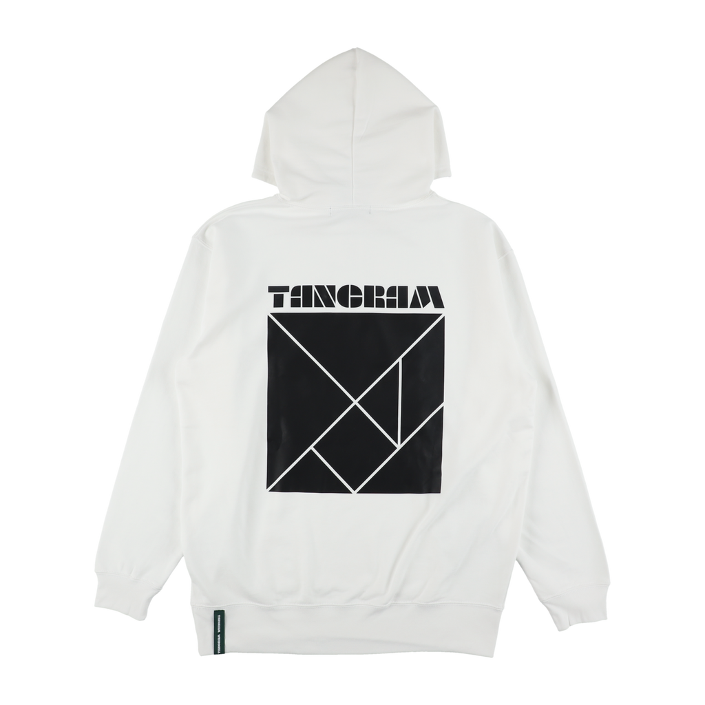 BASIC LOGO HOODIE WHITE TGA-MF16 – TANGRAM