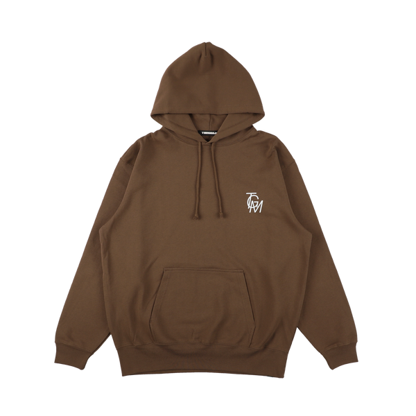 TSL LOGO HOODIE BROWN TGA-MF17