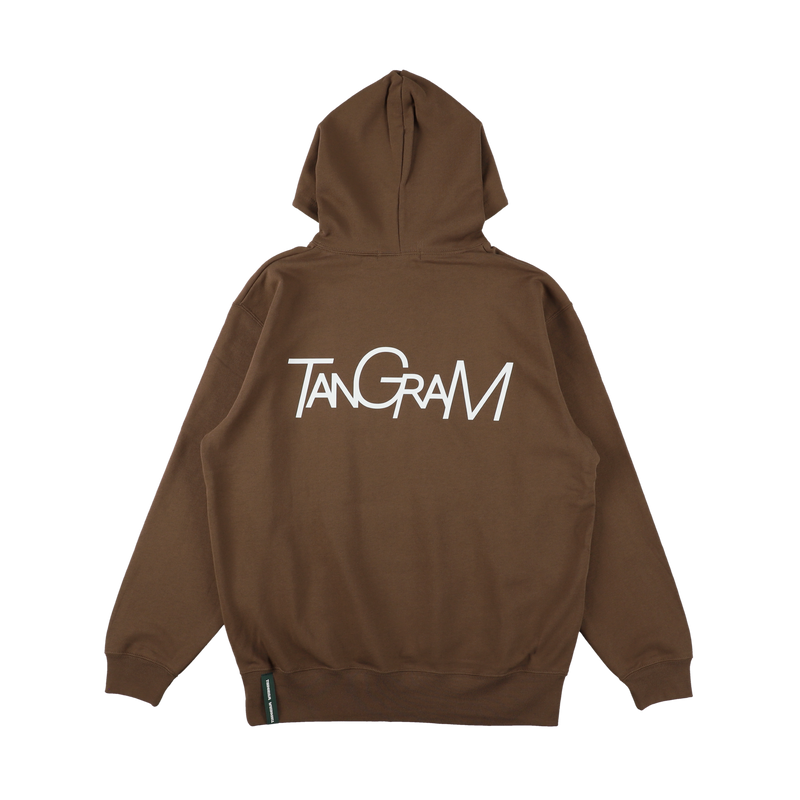 TSL LOGO HOODIE BROWN TGA-MF17