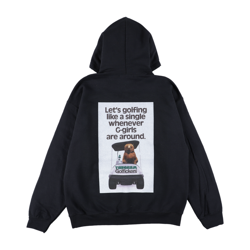 Golfickers G-HOODIE for DP - Black- Golfickers G-HOODIE for DP - Black-