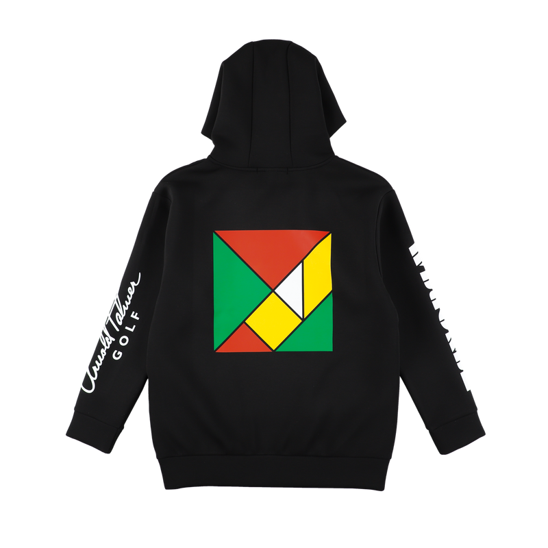 APG × TANGRAM DOUBLE KNIT HOODIE BLACK TGA-MF32