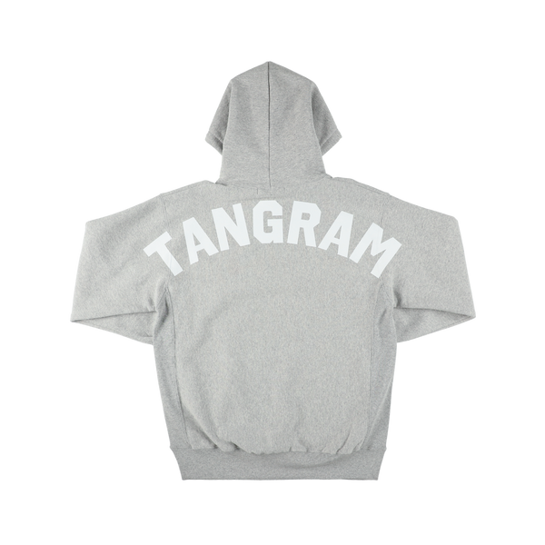 ARCH LOGO HEAVY WEIGHT HOODIE MIX GRAY TGA-MF36